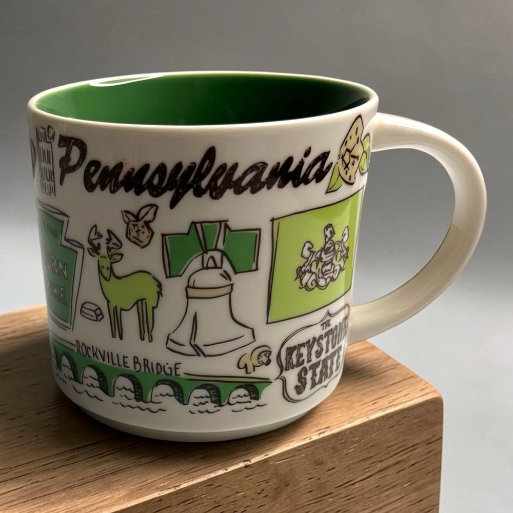 Starbucks Pennsylvania PA Been There Series Collection 14oz Coffee Tea Cup Mug